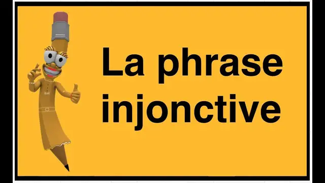 'Video thumbnail for La phrase injonctive'