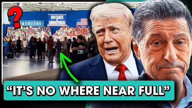 'Video thumbnail for Trump's 100 Day Rally: Where Were His MAGA Army?!'