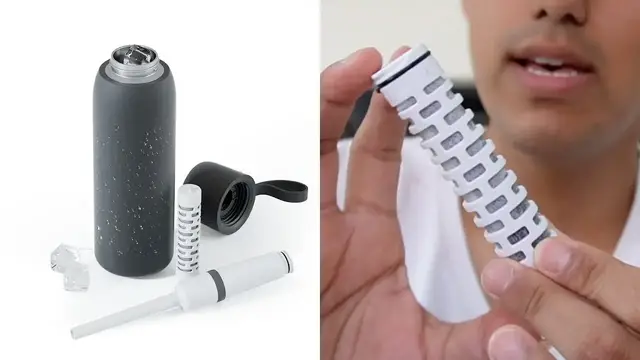 'Video thumbnail for Dreamwills Stainless Steel Insulated Water Bottle with Filter Review'