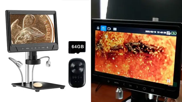 'Video thumbnail for 10" Digital Microscope 1200X Review'