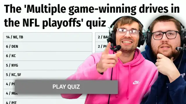 'Video thumbnail for Can we name the CLUTCHEST Quarterbacks in NFL history?'