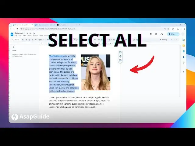 'Video thumbnail for How to Select All in Google Docs'