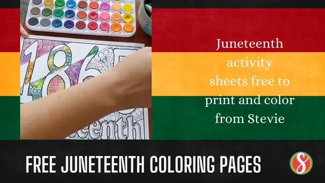 'Video thumbnail for Juneteenth Coloring Pages'
