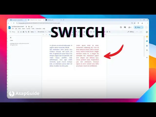 'Video thumbnail for How to Switch Columns in Google Docs'