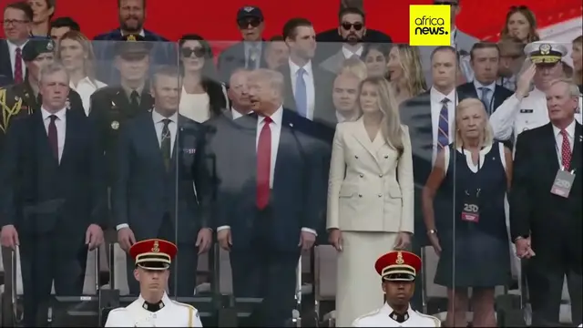'Video thumbnail for Military parade celebrates 250 years of US military'