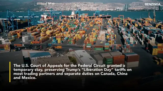 'Video thumbnail for Appeals Court Allows Trump's Tariffs To Remain In Effect While It Reviews The Lower Court's Decision'