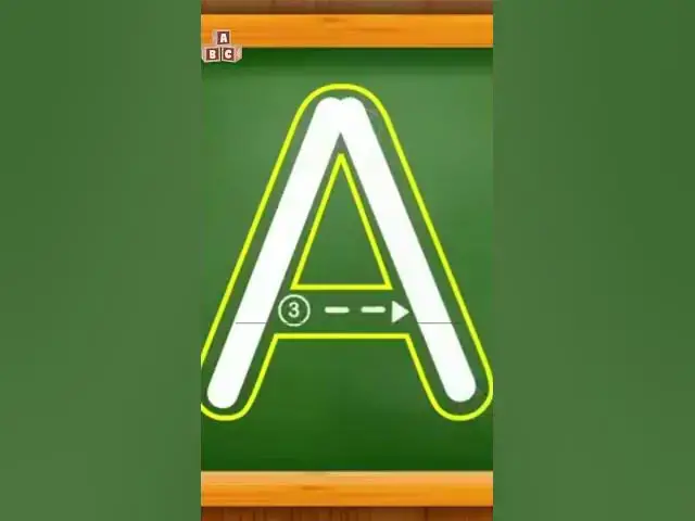 'Video thumbnail for Write ABC ALPHABET for Children - Teaching Writing ABC for Preschool - Alphabet for Kids'