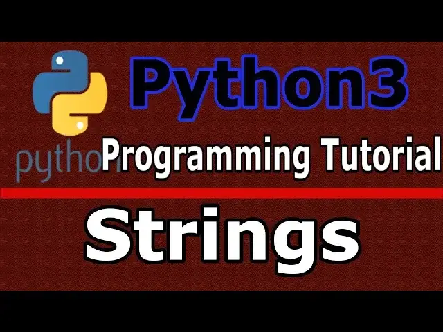 'Video thumbnail for Python3 Programming Strings  #4'