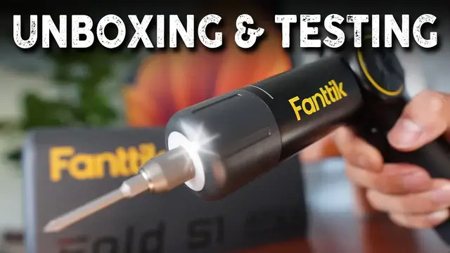 'Video thumbnail for Testing Out the Fanttik Folding S1 Apex Cordless Screwdriver'