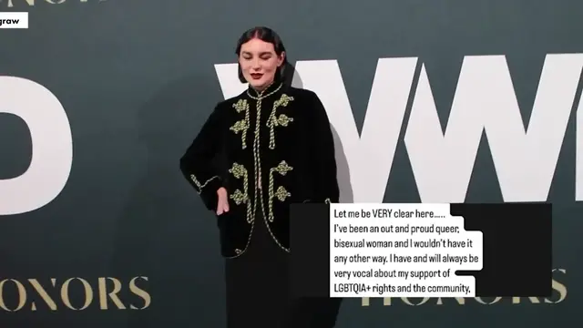 'Video thumbnail for Tim McGraw's daughter Gracie claps back at claims she came out as queer for Pride Month'