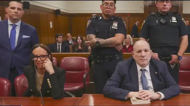 'Video thumbnail for Jury selection begins in Harvey Weinstein retrial'