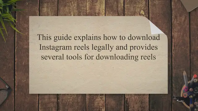 'Video thumbnail for How to Download Instagram Reels: A Comprehensive Step-by-Step Guide'