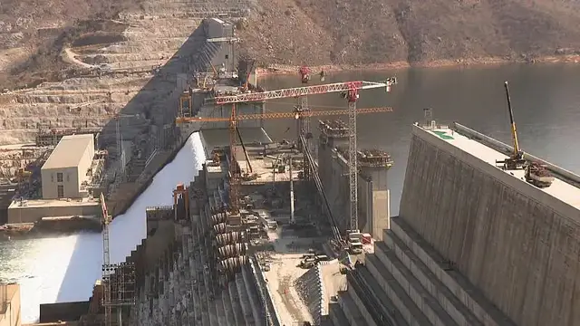 'Video thumbnail for Ethiopia's mega-dam on the Nile is "now complete", Prime Minister says'