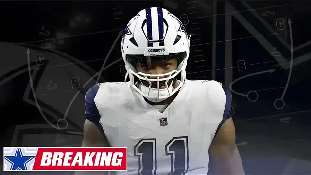 'Video thumbnail for #Cowboys Breaking News Micah Parsons Placed 5th Year Option As DE'