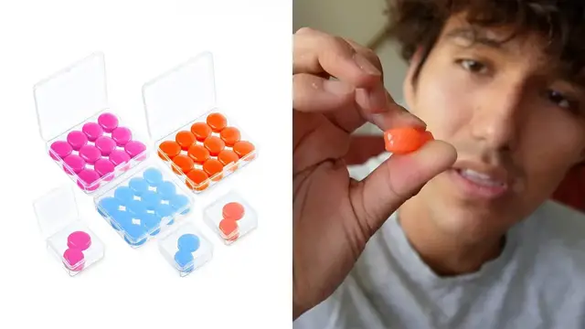 'Video thumbnail for 21 Pairs Ear Plugs for Sleeping Review'