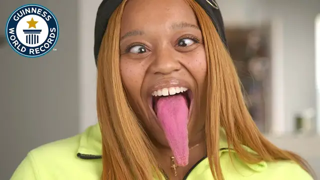 'Video thumbnail for Longest tongue in the world!'
