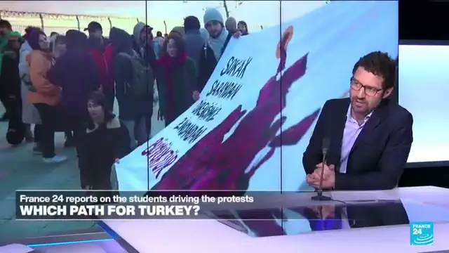 'Video thumbnail for Which path for Turkey? Reporting on the students driving the protests'
