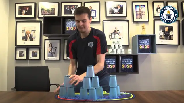 'Video thumbnail for James Acraman, Master of Speed Cup Stacking'