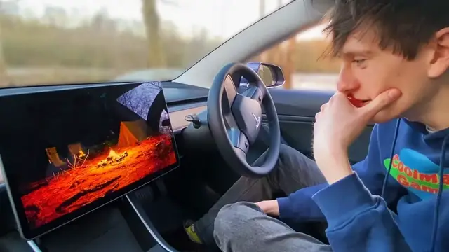 'Video thumbnail for NEW Tesla Model 3 Easter Egg hidden in Camp Mode!'