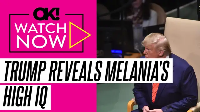'Video thumbnail for 'His IQ Is Really Up There!': Donald Trump's 'Obvious' Nickname for Wife Melania Trump Revealed'