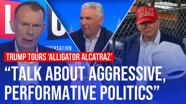 'Video thumbnail for Alligator Alcatraz: Donald Trump tours migration detention centre | LBC'