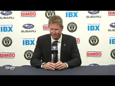 'Video thumbnail for stream punk soccer: jim curtin's union react to inter miami loss, fan frustration after 2-1 defeat'