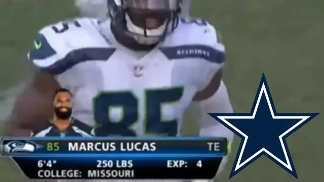 'Video thumbnail for law nation sports: dallas cowboys te marcus lucas film breakdown'