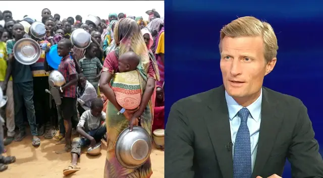 'Video thumbnail for WFP warns of starvation in Sudan and Gaza as aid access blocked, funding drops by 40%'
