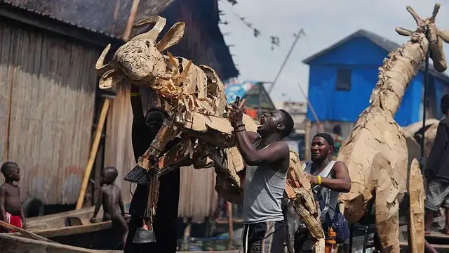 'Video thumbnail for ‘The Herds’ puppets highlight climate change in Lagos'
