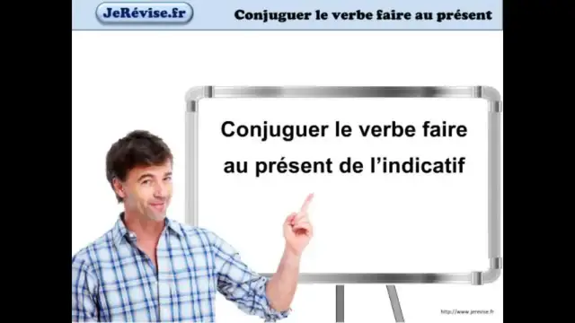 'Video thumbnail for Conjuguer le verbe faire au présent'