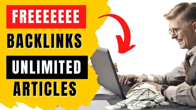 'Video thumbnail for FREE Backlinks, Unlimited Articles for Niche Sites'