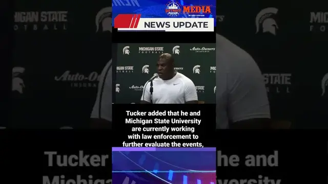 'Video thumbnail for Michigan State football suspends 4 players for assault at the Big House'