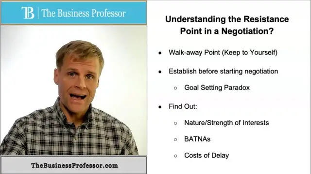 'Video thumbnail for Resistance Point in a Negotiation'