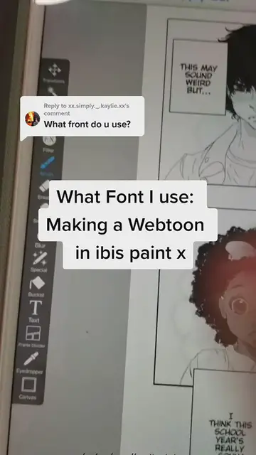 'Video thumbnail for Webtoon Font of a Webcomic Artist'