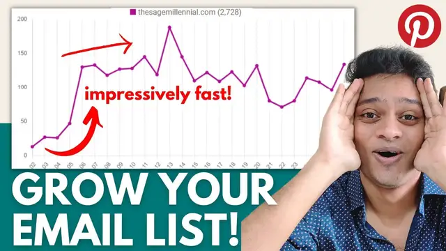 'Video thumbnail for The Best Way To Grow Your Email List With Pinterest: It’s That Easy!'