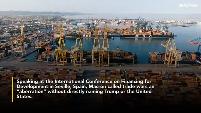 'Video thumbnail for Emmanuel Macron Calls Tariffs 'Blackmail,' White House Shoots Back Saying Trump Is 'Doing What's Right For Our People''