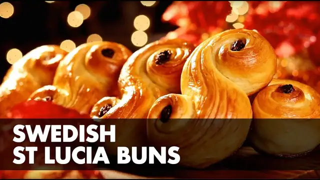 'Video thumbnail for These Rolls Will Fight Your Winter Blues | Swedish St Lucia Buns'