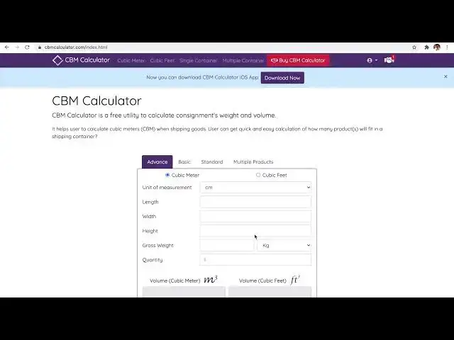 'Video thumbnail for CBM Calculator - Single Container Calculation for multiple products for subscribed users'