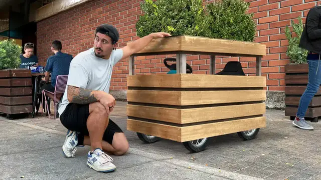 'Video thumbnail for jake carlini: i built secret planter box vehicles in public!'