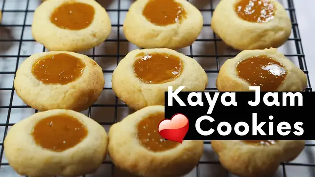 'Video thumbnail for Kaya Jam Thumbprint Cookies'