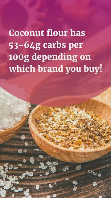'Video thumbnail for Coconut Flour Carbs: How Many Carbs in 100g?'