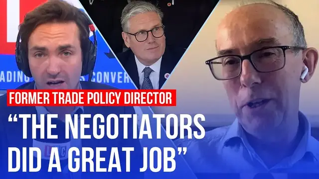'Video thumbnail for Trade expert analyses UK’s deals with US and India | LBC'