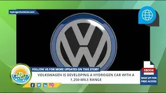 'Video thumbnail for Volkswagen is developing a hydrogen car with a 1,250 mile range'