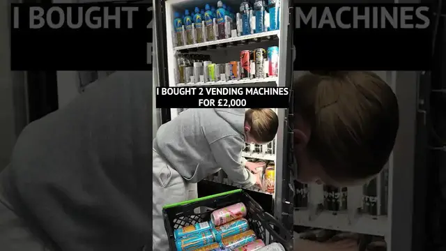 'Video thumbnail for Making Money with Vending Machines: £800 a Month Income'