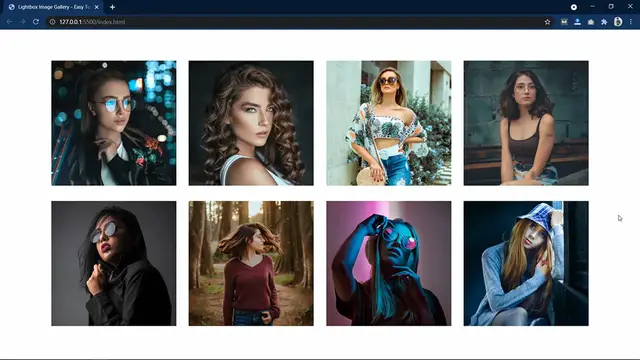 'Video thumbnail for How To Make Responsive Image Gallery With HTML CSS JS _ Lightbox Image Gallery Design'