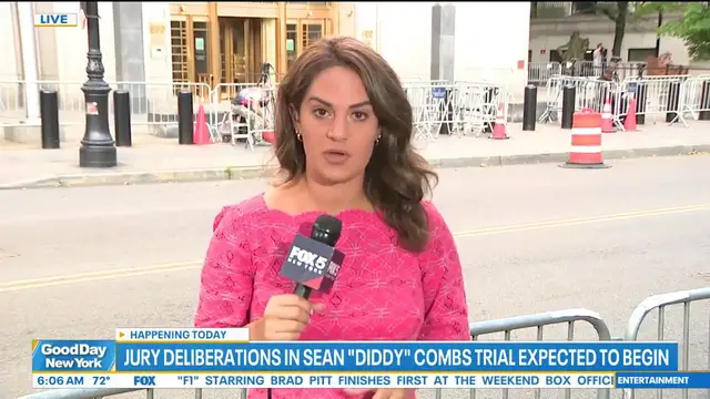 'Video thumbnail for Jury due to begin deliberating in Diddy trial'