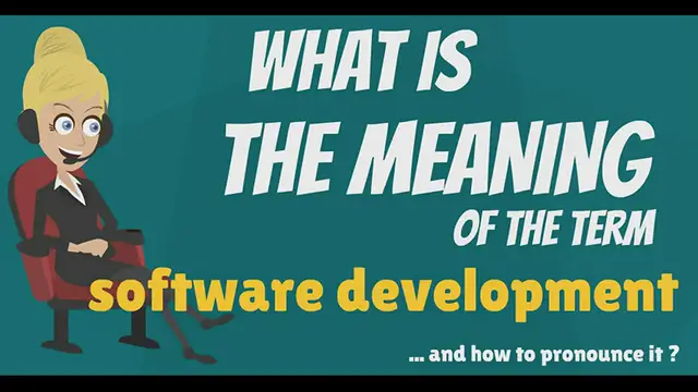 'Video thumbnail for What is SOFTWARE DEVELOPMENT'