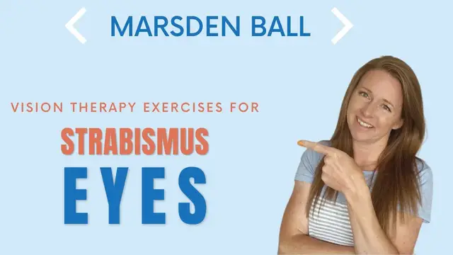 'Video thumbnail for Marsden Ball: Vision Therapy Exercise for Strabismus or Lazy Eye'