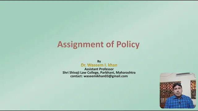 'Video thumbnail for Principle of Insurable Interest | lecture on insurance law | Principles of Insurance Contract - 09'