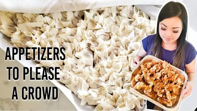 'Video thumbnail for Easy Crispy Fried Wontons'